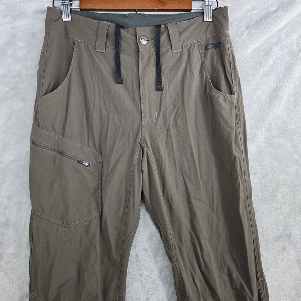 Outdoor‎ Research Ferrosi Pants Men Sz 28x34 Khaki Lightweight Hiking Outdoor